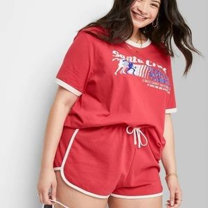 Women's Ascot + Hart Dolphin Graphic Pull-on Shorts 3X